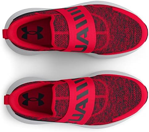 Under Armour Boy's Grade School Surge 3 Slip On Running Shoe, (600) Red/Black/Black, 5 Big Kid | Image 2