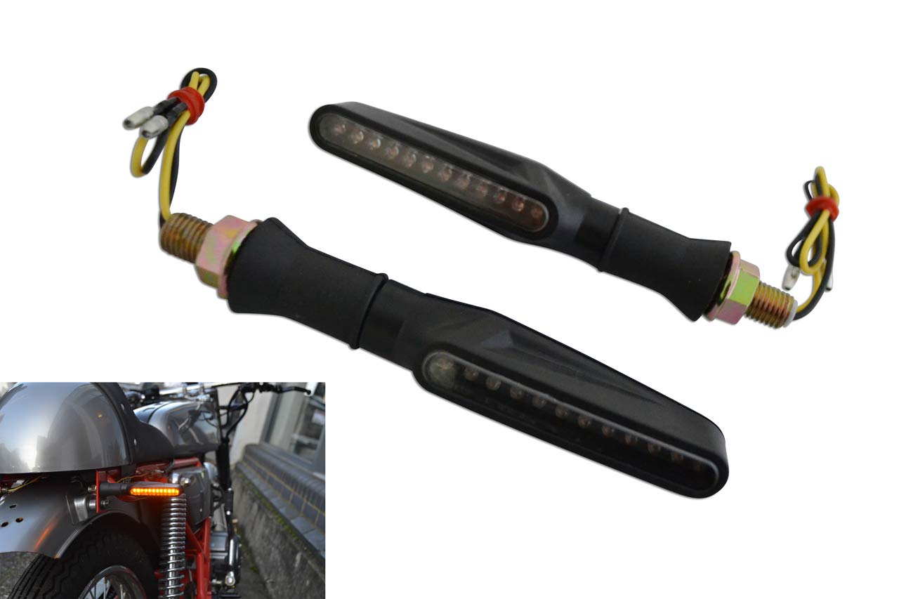 Slim Line kierunkowskazy motocyklowe LED z pojedynczym rzędem LED - para
