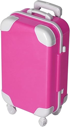 Maleta para muñecas, color brillante, regalo de cumpleaños, maleta, linda, exquisita, para el hogar, para muñecas de 18 pulgadas (PJ-459-01 Maleta