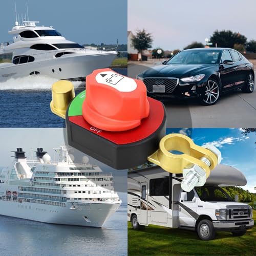 Interruptores de batería para viajes seguros por carretera y acampadas prolongadas