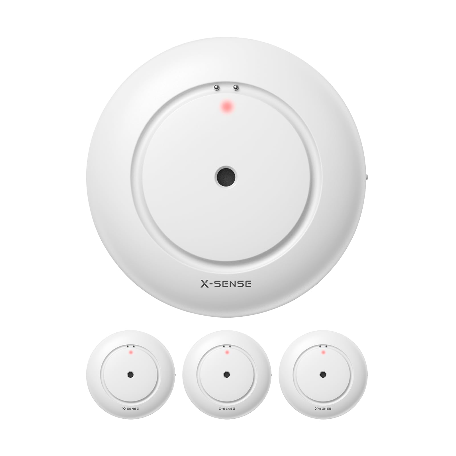 X-Sense Wi-Fi Wassermelder mit Batterie, Wassersensor IP66, WLAN-Wassersensor, EIN Zubehörteil für das SWS54-Wassersensor-Kit, Einzelverpackung, Modell SWS51, 3 Stück