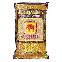 Asian Best Brown Rice, 5 Pound Pack of 6