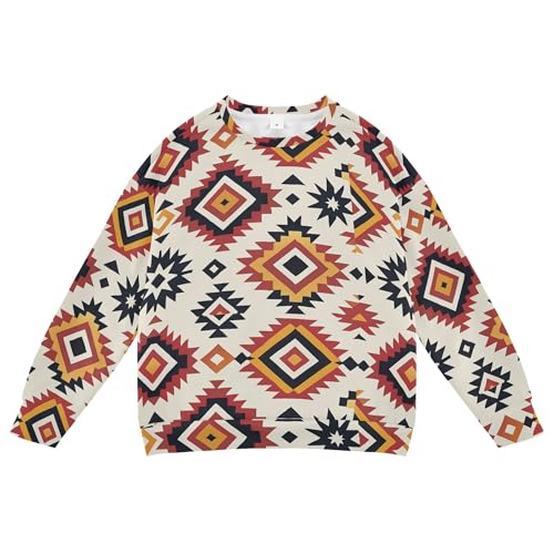 Wudan Tribal Pattern Big Boys Hooded Sweatshirt Fleece Tops Clothing Shirts