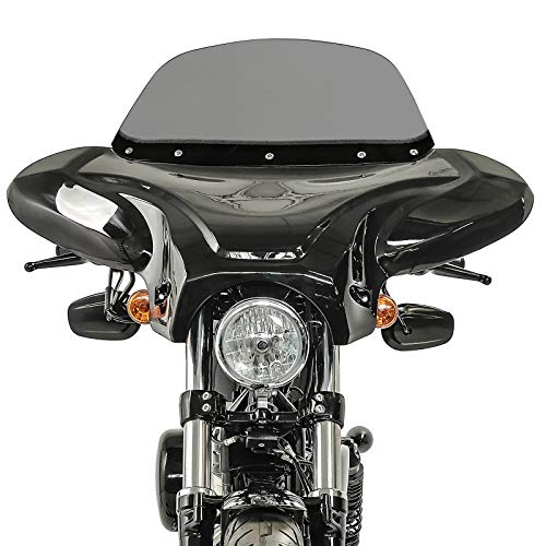 Batwing Windschild für Suzuki Intruder VL 800 Volusia Verkleidung rauchgrau