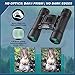 Anourney 12x25 Compact Binoculars, High Powered Easy Focus Binoculars, Portable Large Eyepiece Binocular for Adults Kids Bird Watching,Opera Concert, Travel, Hiking, Outdoor Scenery, Football Game