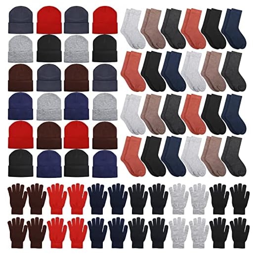 How to prepare the winter clothes in the luggage Hillban Winter Beanie Gloves Socks Set