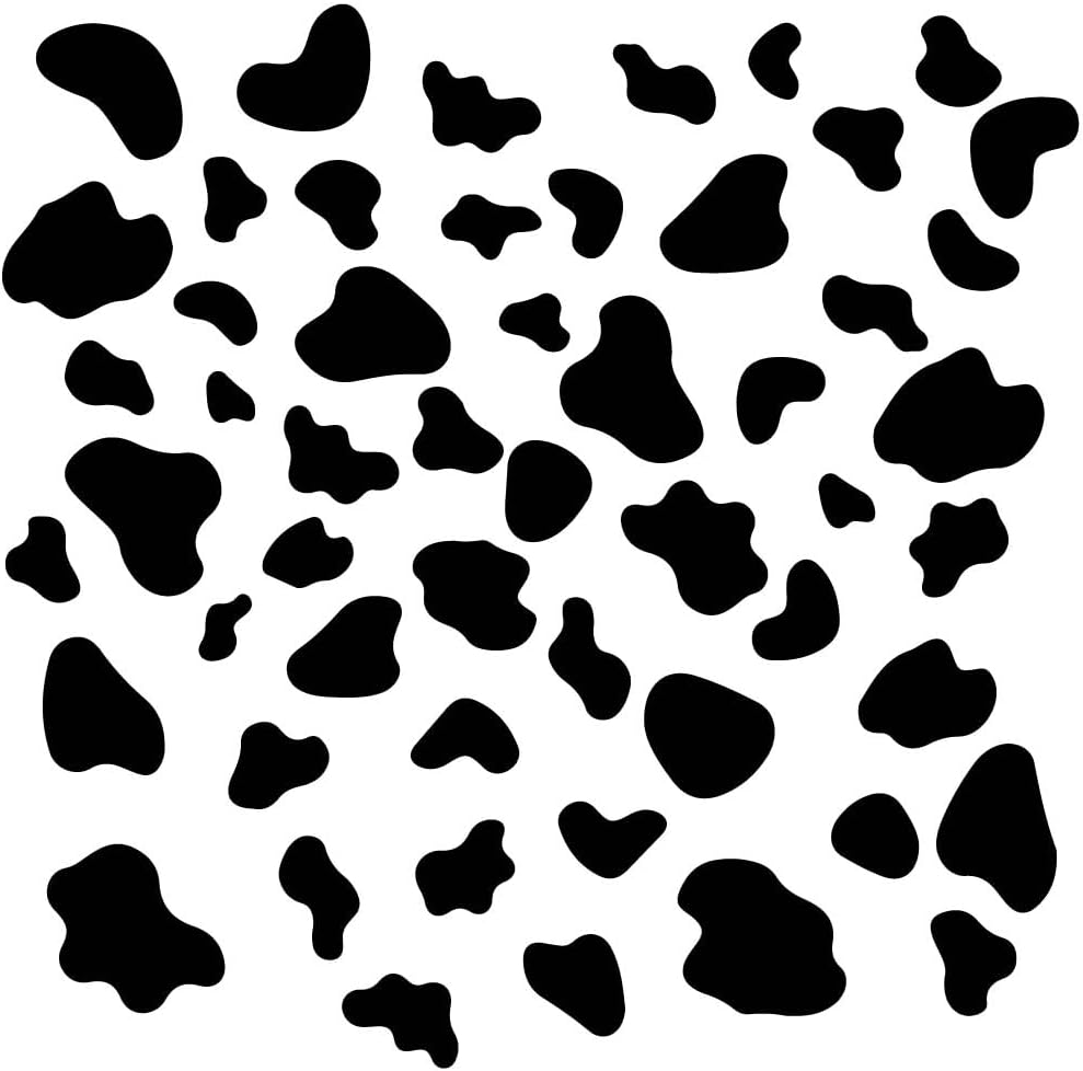 SUPERDANT Milk Cow Print Wall Stickers Modern Cow Spot Wall