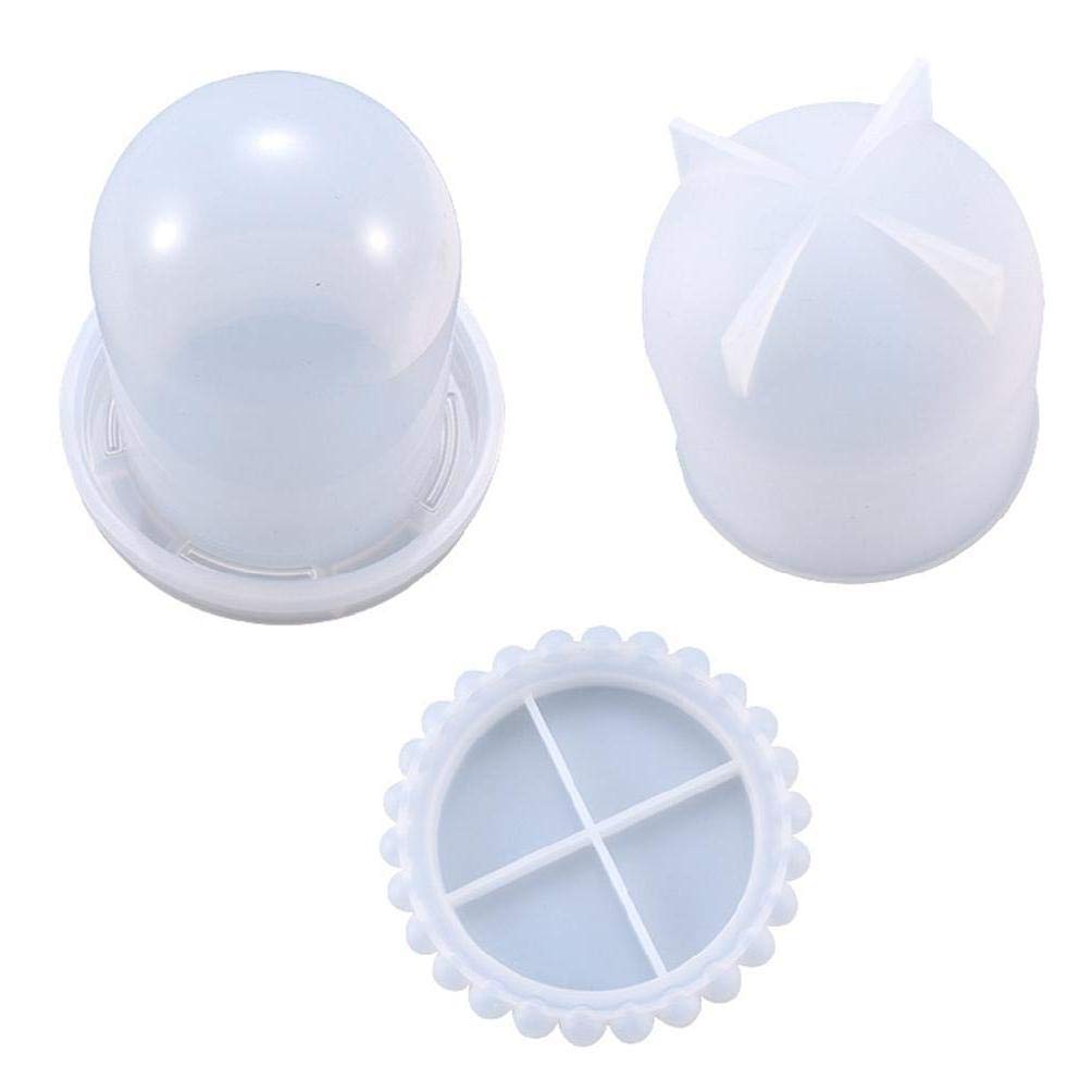 W-LOVE Crystal Epoxy Resin Mold Dice Cup Casting Silicone Mould DIY Crafts Making Tool epoxy molds