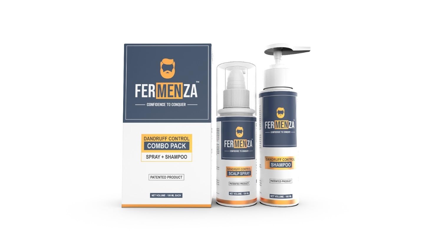 Patented Dandruff Control Daily Use Combo for Men- Scalp Spray & Shampoo (100ml each) - Anti-dandruff, Paraben & Sulphate Free, Water Based, Non-Sticky, Fermented Ingredients, Reduces Dandruff and Itchy Scalp-image-7