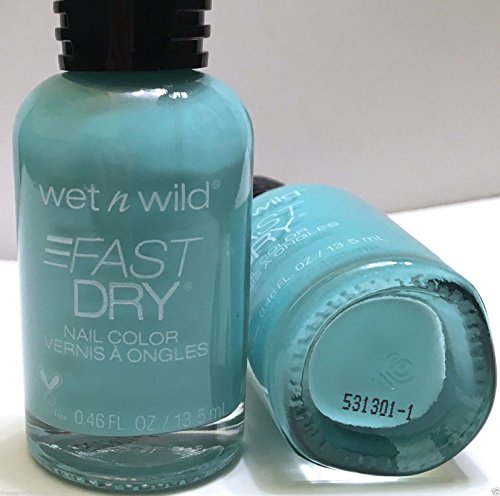Wet n Wild Fast Dry Nail Color - 247A Basic Beach, 13.5ml/.46fl oz.