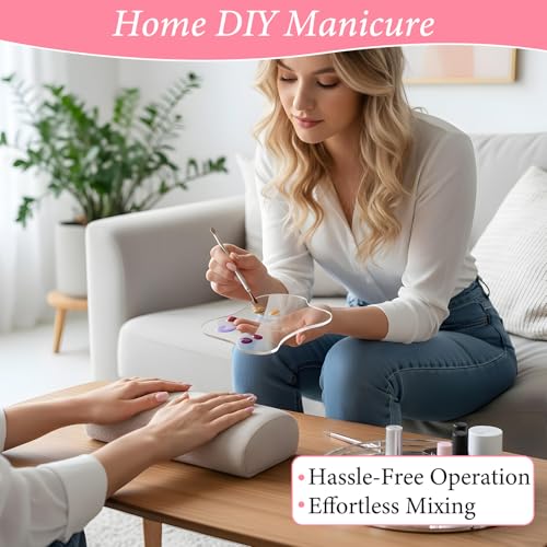 Paleta para Mezcla de Esmalte para Arte en Uñas Transparente miniatura 4