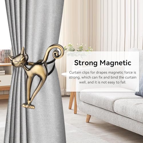 2PCS Magnetic Curtain Tiebacks Clips - Image 2