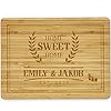 Customized New Home Housewarming Gift, Home Owner Couple Gift Ideas, Personalized Home Sweet Home Bamboo Cutting Board…