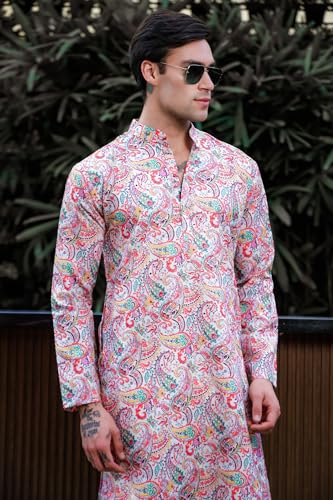 Image of Lymio Men's Cotton Regular Fit Casual Kurta || Kurta || Ethnic Kurta