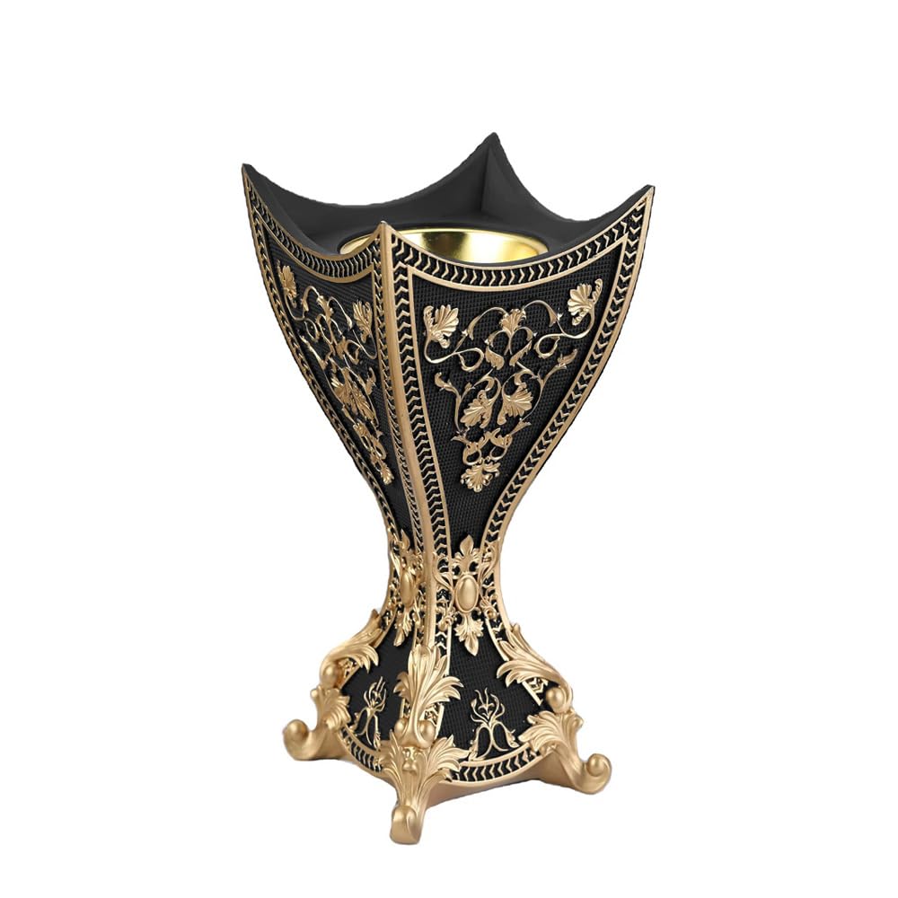 Luxury Bakhoor Incense Burner Medium Size Black Arabian Oud Burner beautiful home decor