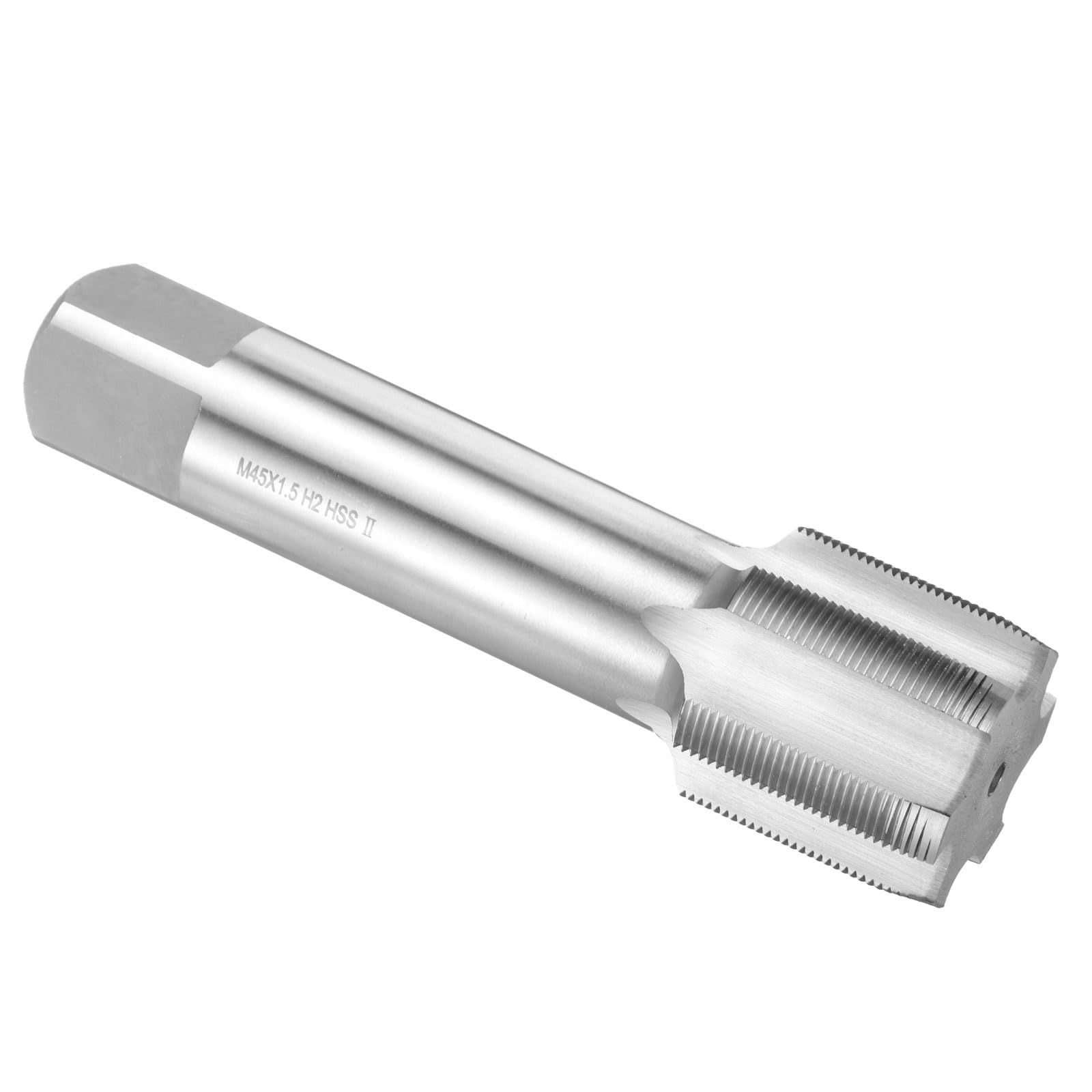 QUARKZMAN Gwintownik ręczny M45 x 1,5 H2 Gwintownik metryczny Plug Style Prosty rowek tnący Gwintownik Narzędzie do gwintowników Stal szybkotnąca HSS6542