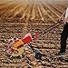 Manual Hand-Push Garden Seeder, Single Row Seeder Planter, Precise Sowing Fertilization Portable Seeding Machine for Corn Cotton Soybean Peanut Planting