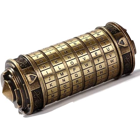 Cryptex Da Vinci Code Mini Cryptex Lock Puzzle Boxes Cover