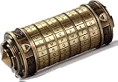 Cryptex Da Vinci Code Mini Cryptex Lock Puzzle Boxes with Hidden Compartments Anniversary Valentine's Day Romantic Birthday Gifts for Her Gifts for Girlfriend Box for Men
