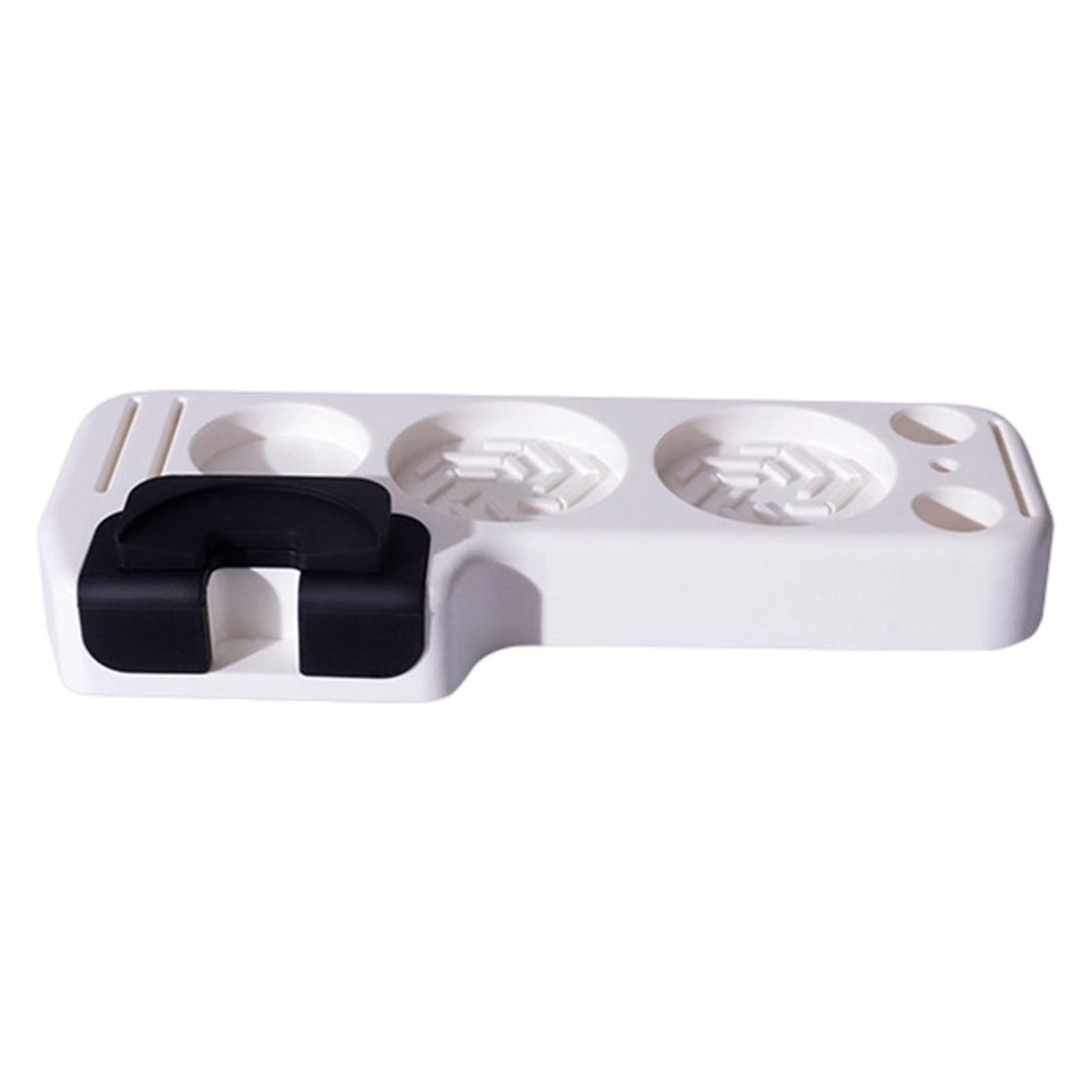 Kalttoy Multifunctional Coffee Accessory Stand Nonslip Base Espresso Tamping Station Space Saving Portafilter Holder Multifunctional Coffee Accessory Stand Nonslip Base