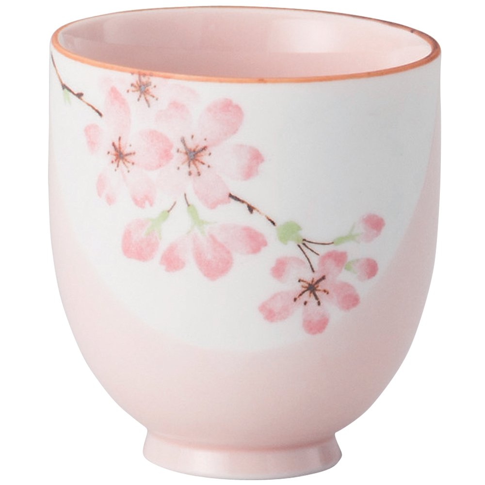 Yamashita Craft 15022190 Teacup, Porcelain, ?2.8 x 3.1 inches (7.2 x 7.8 cm), 7.1 fl oz (200 cc), Painted Cherry Blossom Nuts