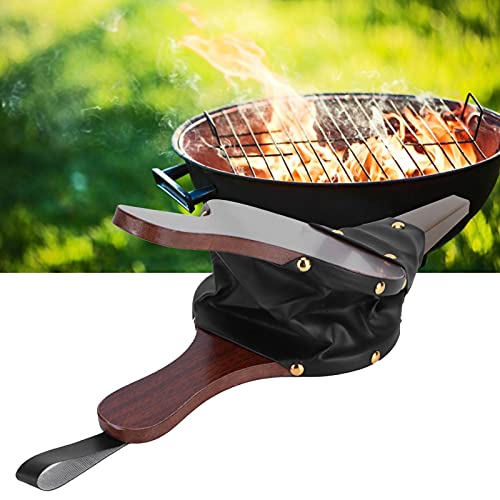 Longzhuo Blasebalg,Großes HandBlasebalg für Outdoor Camping BBQ Kamin Grill Schornstein Pumpe Pit Barbeque Feuer Werkzeuge Zubehör