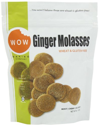 WOW BAKING COMPANY Cookies, Ginger Molasses, 8-Ounce (Pack of 6)
