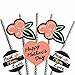 Big Dot of Happiness Best Mom Ever Paper Straw Decor - Mother's Day Party Striped Decorative Straws - Set of 24