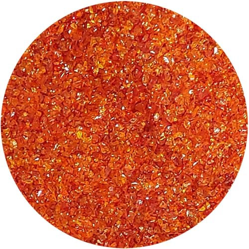 Youghiogheny Fusible Glass Frit Medium Red Transparent 4oz Jar - 96 COE (900)