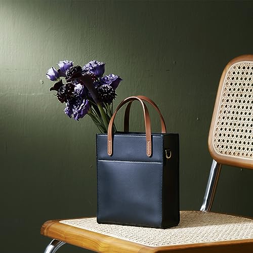 Bolso mini vintage de cuero vegano para mujer miniatura 3