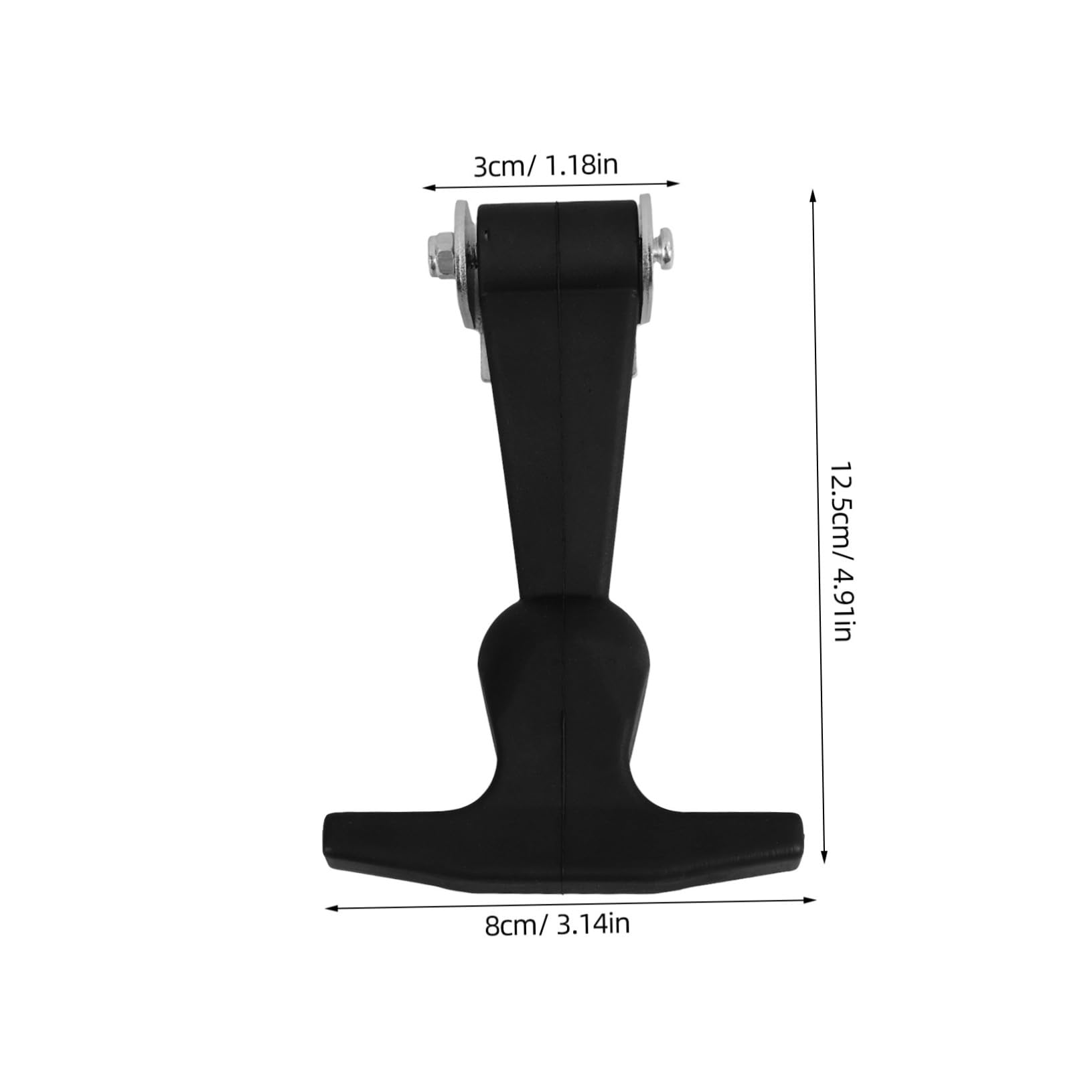 NAMOARLY 2pcs Black Twist Latch Marine Boat Accessories Latch Replacement for Boat Hatches