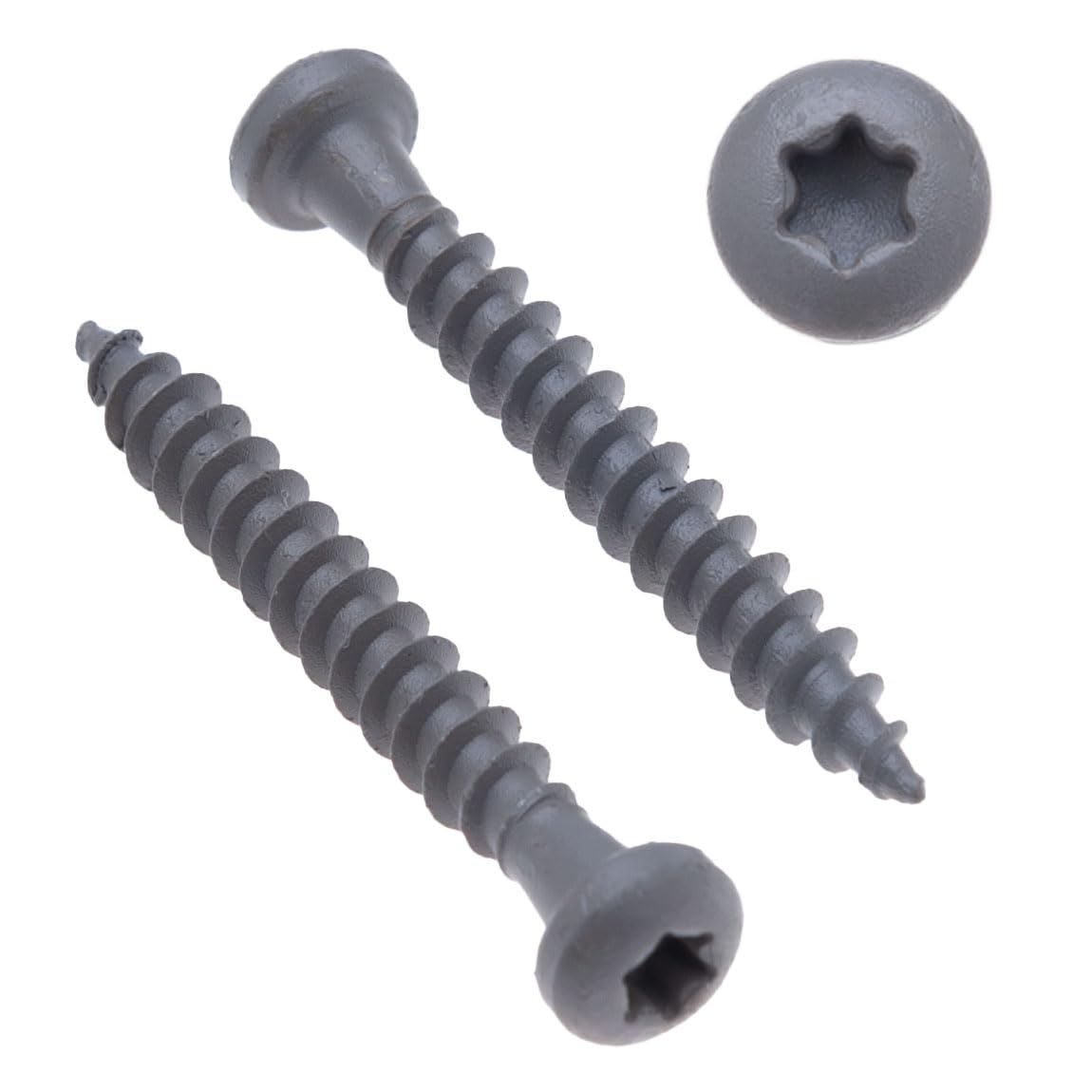 Wood Screws, 5mm x 40mm TORX, Semi-Round Head, C4 Corrosion Protection, Self-Drilling, Stainless Steel, Galvanised