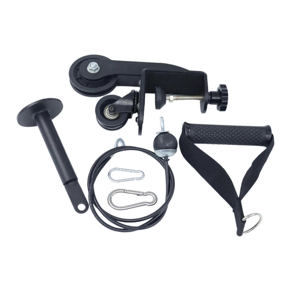 Sangle de bras de fer et poulie de musculation, accessoires pour un équipement de fitness polyvalent à domicile : musculation des biceps, entraînement des -bras, etc.