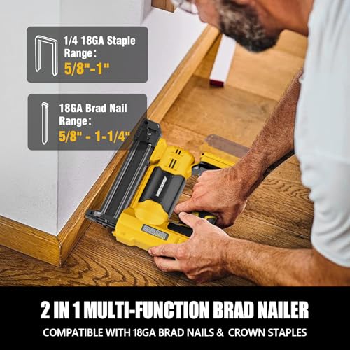 ADOTOCAM Cordless Brad Nailer for Dewalt 20V