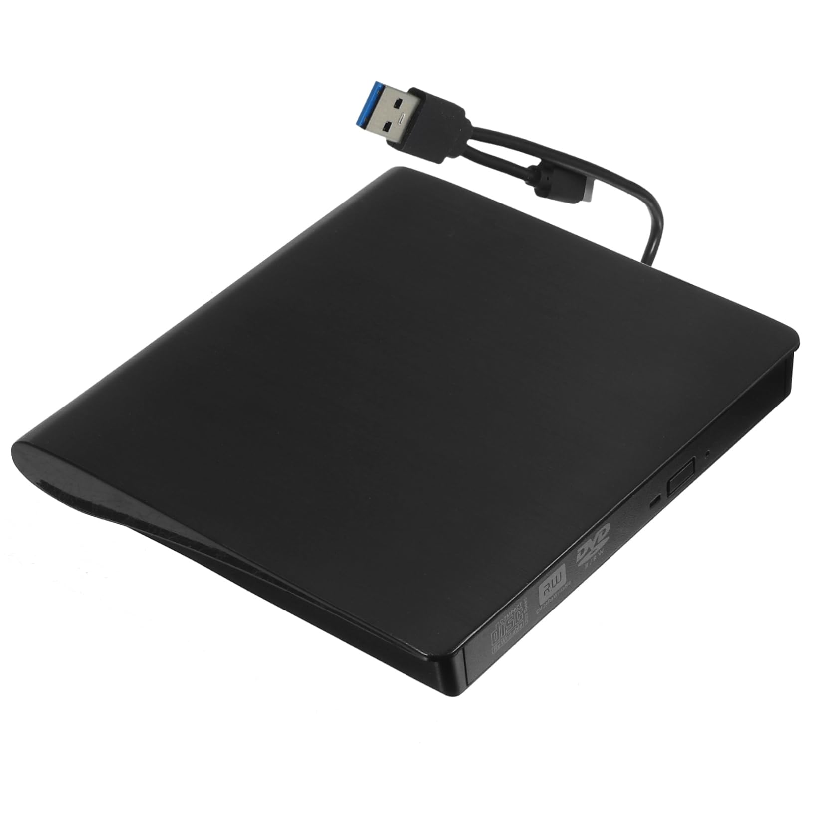 VILLCASE External DVD Drive with Dual Interface CD Burner Portable Optical Drive for Easy to Use Strong Compatibility for Data Backup and Storage