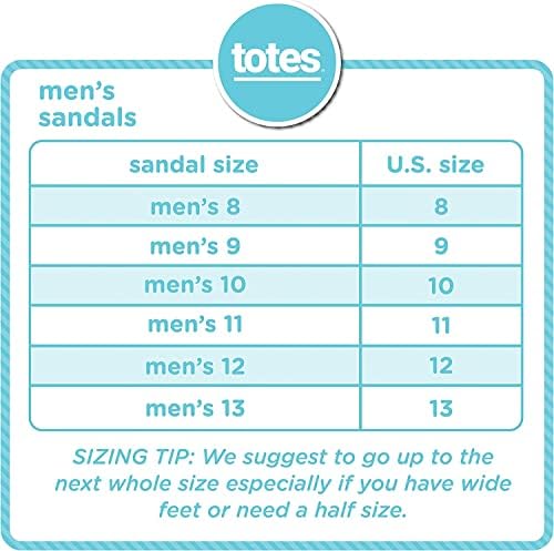 totes Solbounce Men's Slide Sandals, Vented Upper With All-Day Support And A Soft Lightweight Springy Textured Footbed | Image 4