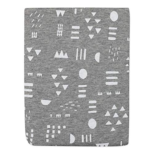 Image of HonestBaby Unisex-Baby Classics Fitted Crib Sheets Set Standard Mattress, 100% Organic Cotton Baby Boys, Girls, Neutral, 1 Pack - Compass, One Size