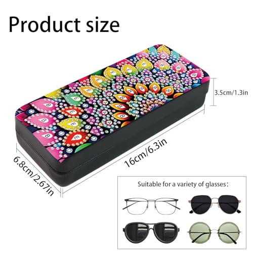 Image of DIY Diamond Painting Glasses Case, Mandala Flower Eyeglass Storage Box, Colorful 5D Diamond Art Kit for Adults, Travel Sunglasses Holder, Handmade Craft Gift Idea