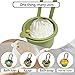 Kitchen Sink Strainer Basket, Hanging Corner Food Scrap Catcher, Sink Basket Strainer for Drain, Food Catcher Basket for Kitchen Sink Drain, Easy-Press Pouring Design, Tool-Free Installation(Yellow)