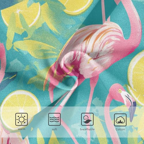 Wusikd Flamingos Girls' Underwear Cotton Slices Girls Briefs Soft Toddler Underwear 2T3