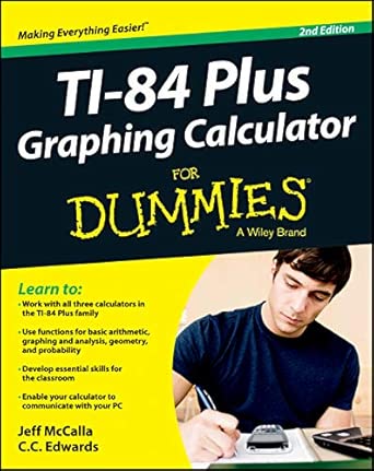 Ti-84 Plus Graphing Calculator For Dummies 2nd Edition book cover