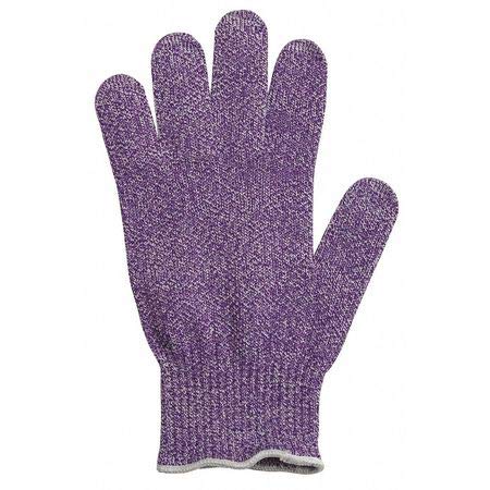 San Jamar Cut Resistant Glove Level 7 Protection, Ambidextrous Food Grade Glove, Safety Glove For Kitchen Work, Spectra Purple, Small, (Pack of 1)