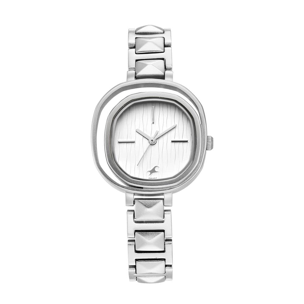 Fastrack Opulence Quartz Analog Silver Dial Metal Strap Watch for Girls-NR6276SM01 (B0BHVVHX3R) Amazon Price History, Amazon Price Tracker