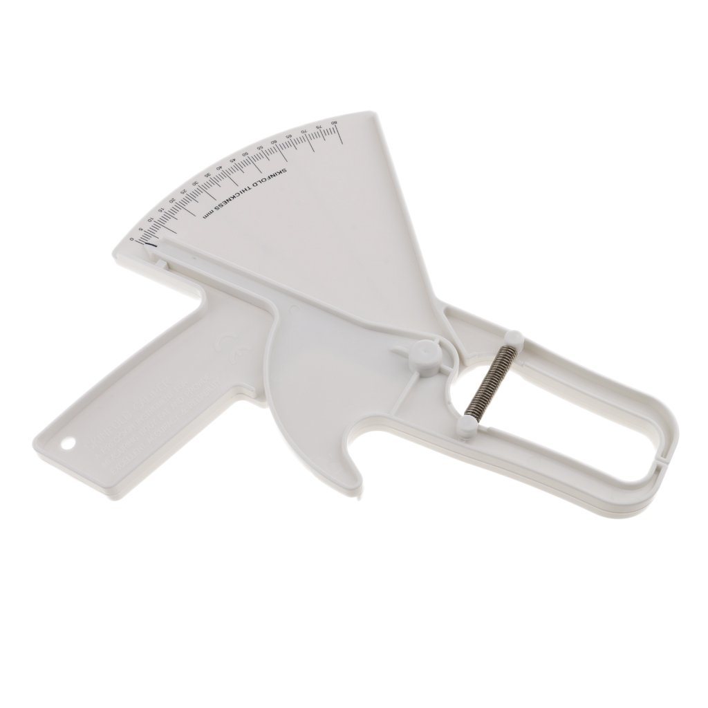 0-80mm Fat Tester Caliper With Tape Measure Diet Health Gym - White, as described-image-29