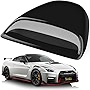 CK Formula Gloss Black Hood Scoop - Aerodynamic Air Flow Front Hood Vent Cover, Universal Fit for Cars, Coupe, Pickup Trucks, SUV, Car Body Kit, Automotive Exterior Accessory, Weatherproof, 1 Piece