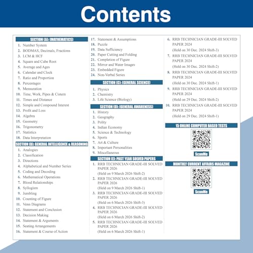 Image of PW All In One RRB Technician Grade 3 Exam 2026-27 | Chapterwise Theory & Exercise | 4000+ Practice Questions | 10 Past Year Questions (PYQs) | 15 CBT Tests | English Edition