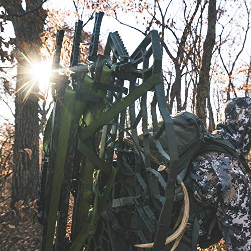 XOP-XTREME OUTDOOR PRODUCTS Cast Aluminum Maximus Tree Stand, XOP Green, 34" x 24" Platform, 16.5 Lbs