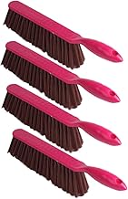 iplusmile Limpador de sofá limpador de carro limpador de carro 4 peças escova de limpeza de poeira cabo de mão espanadores de móveis para escritório em casa, carro, hotel, limpeza de carpetes, limpador de carpete de carro, limpador de escova