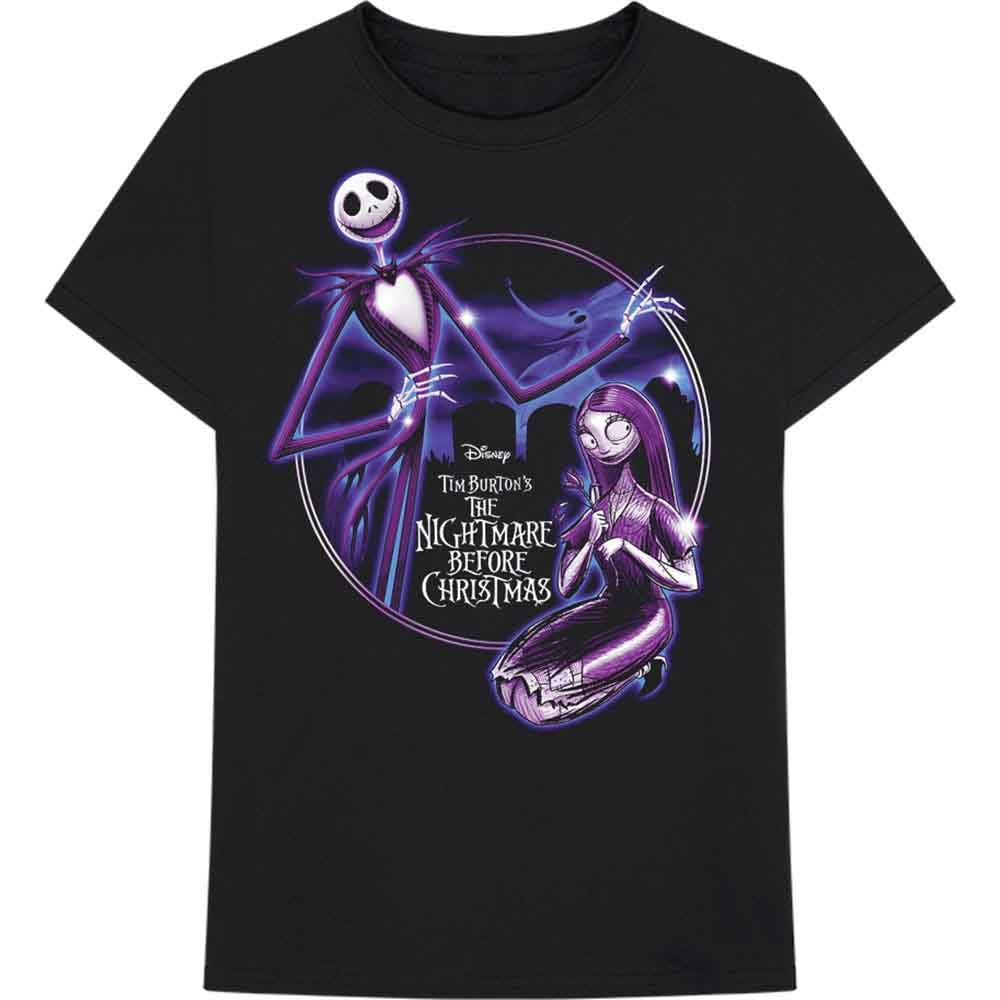 Nightmare Before Christmas Purple Graveyard Official Mens T Shirt XXL