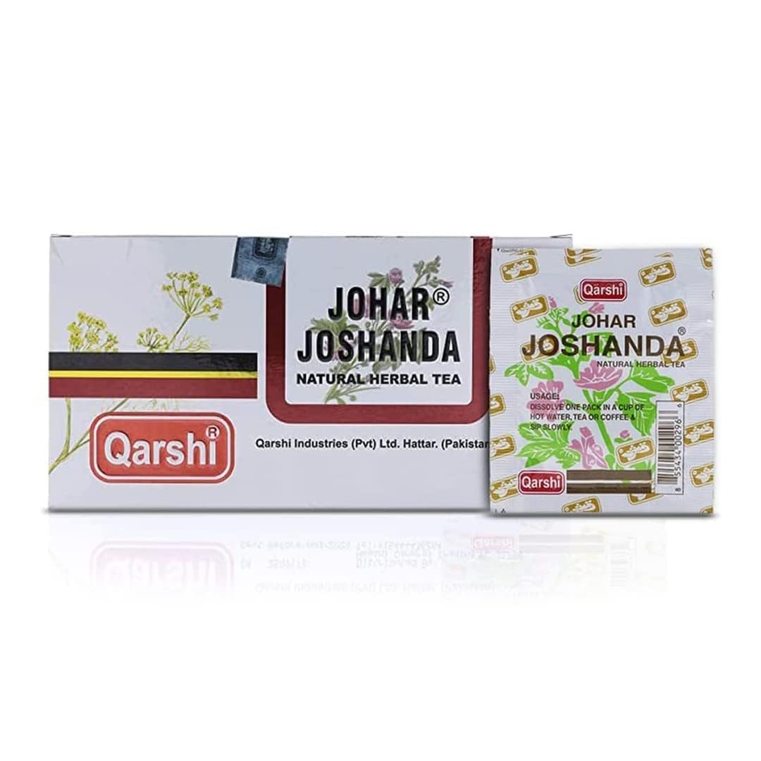 Qarshi Johar Joshanda Natural Instant Herbal Tea Each 5gm (Pack of 30) Imported
